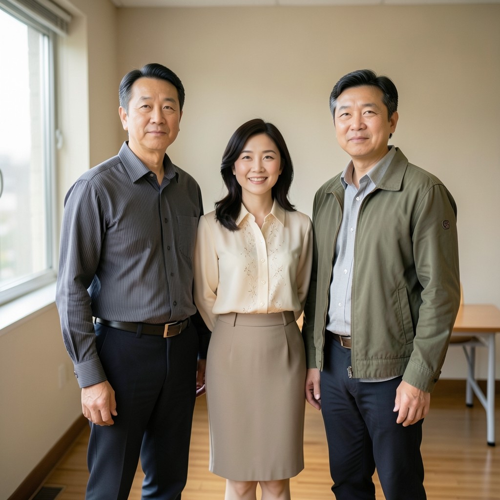 면목동 교실에 선 세 명의 강사